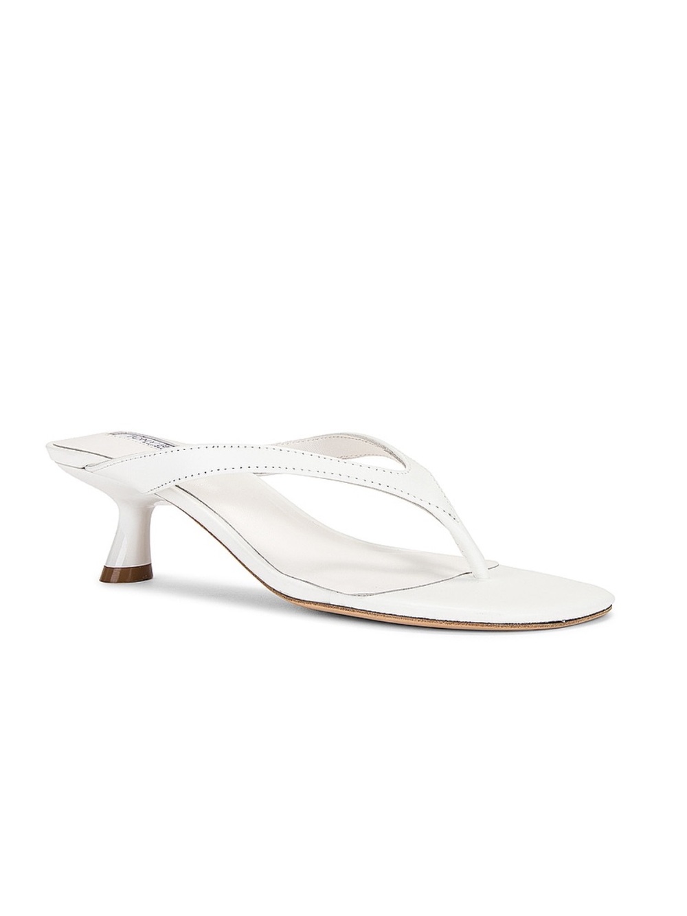 Tony Bianco White Kitten-Heel Sandal [Worn Once]